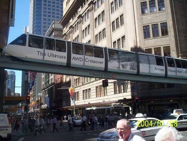 Sydney monorail, 08.01.2004